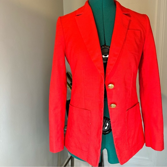Jcrew Helena blazer in stretch linen blend size 0 - Picture 8 of 14
